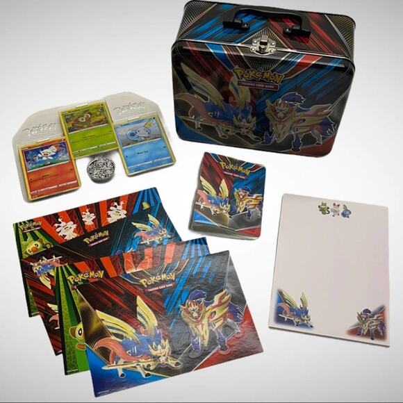 POKÉMON Collectible Tin, Cards and Accessories GREAT GIFT IDEA - Picture 1 of 5